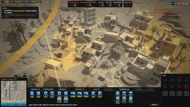 The cliff village above the oasis